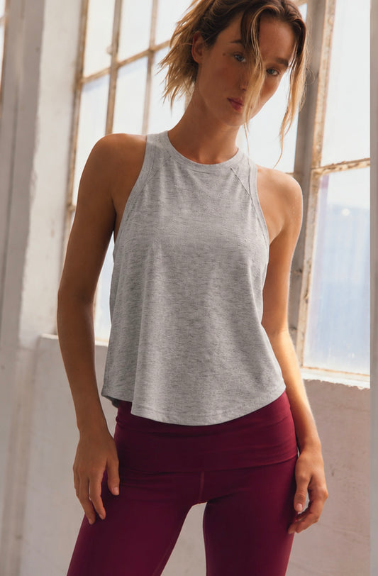 Love My Twist Muscle- White Heather Grey