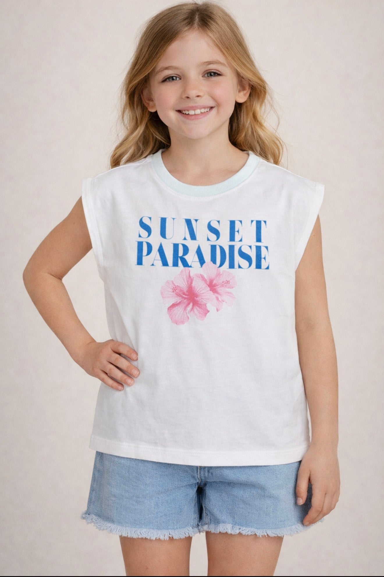 Sunset Paradise Graphic Tank