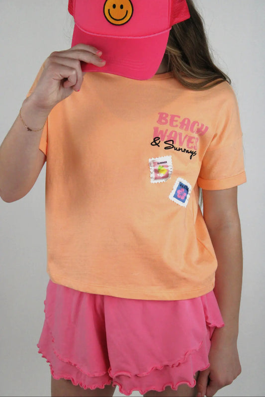 Beach waves & sunrays shirt