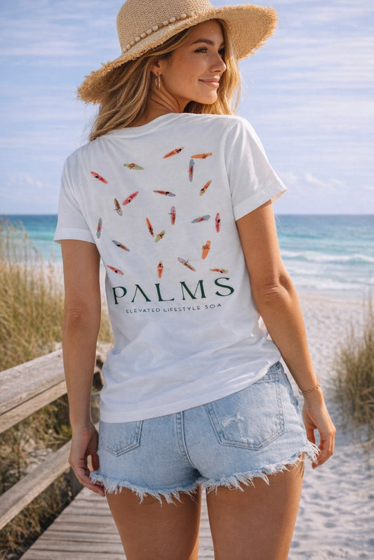 Palms Surfboard T-Shirt
