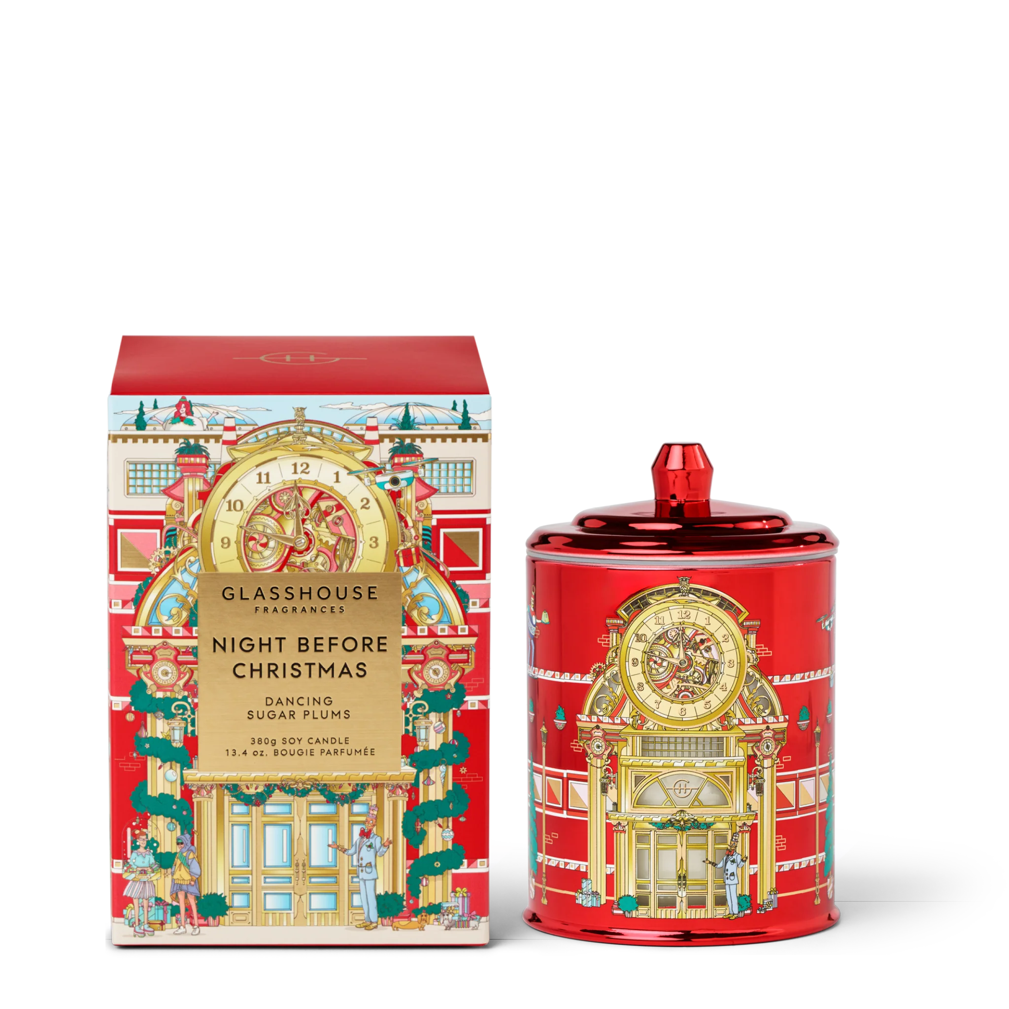 Glasshouse 13.4 oz. Christmas Candle - Magical Night Before Christmas - Thumbnail 4