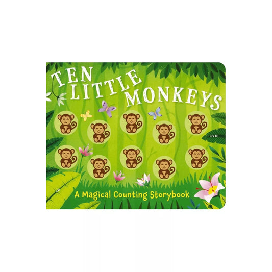 Ten Little Monkeys - by Amanda Sobotka (Board Book)