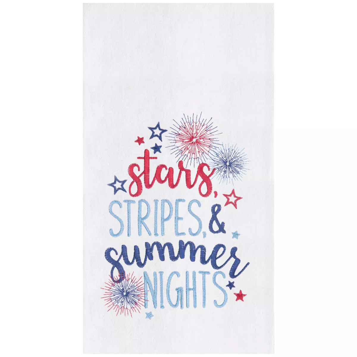 Stars, Stripes, and Summer Nights Kitchen Towel