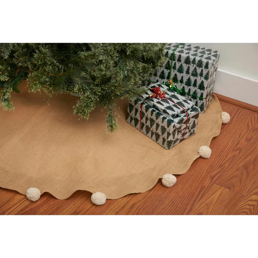 Tis the Season Burlap Tree Skirt
