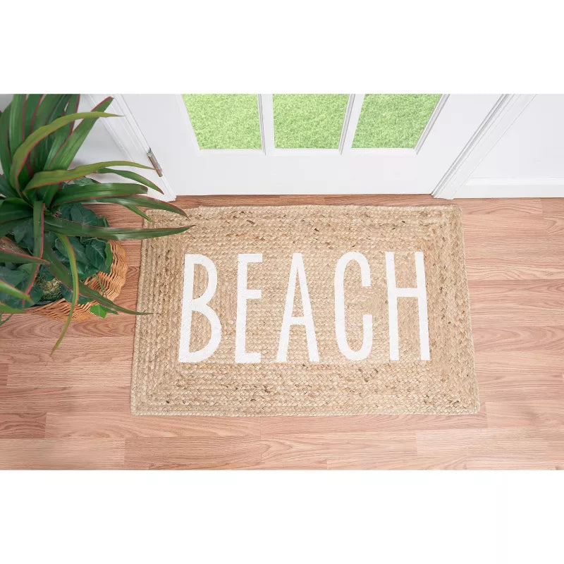 Beach Jute Braided Rug