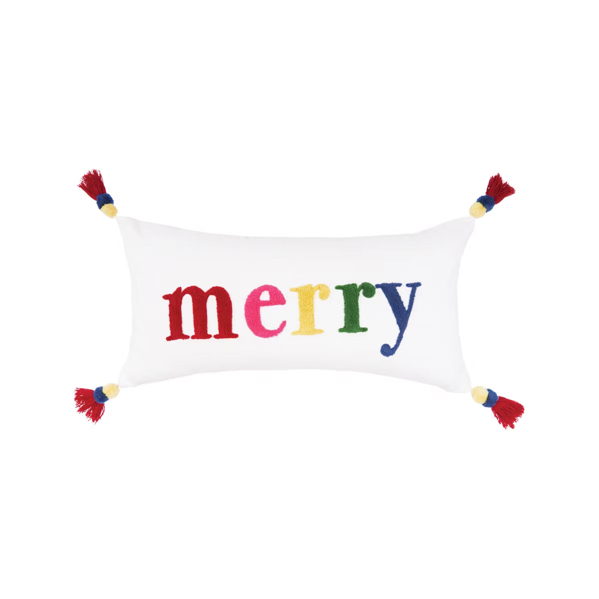 Merry Pillow 12"x24"
