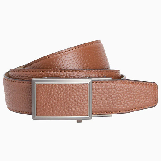 Go-In Cognac 2.0 Golf Ratchet Belt 1.38"