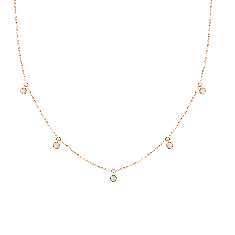 Gold Vermeil Opal necklace