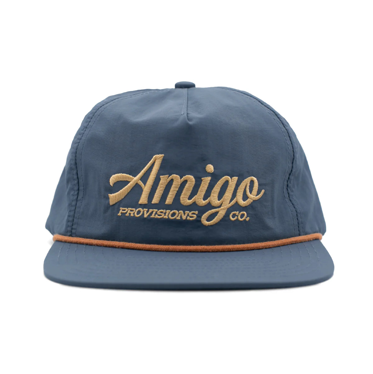 Amigo Embr Logo 5 Panel Cap - High-Quality Snapback