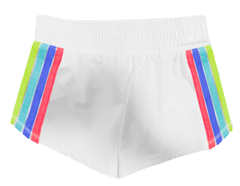 Little Kids Running Shorts w/4 Stripes