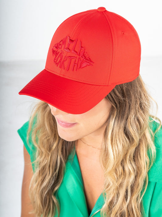 Emily McCarthy Shaped Kiss Luxury Cap - Stylish & Unique Design