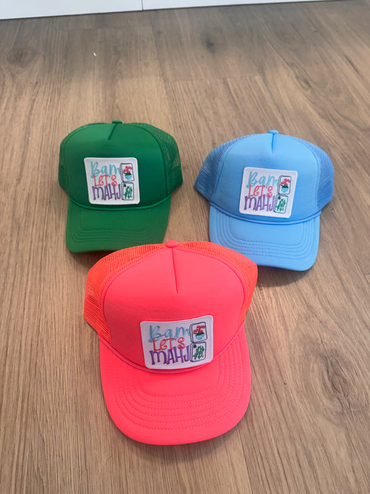 Let's Mahj Trucker Hat