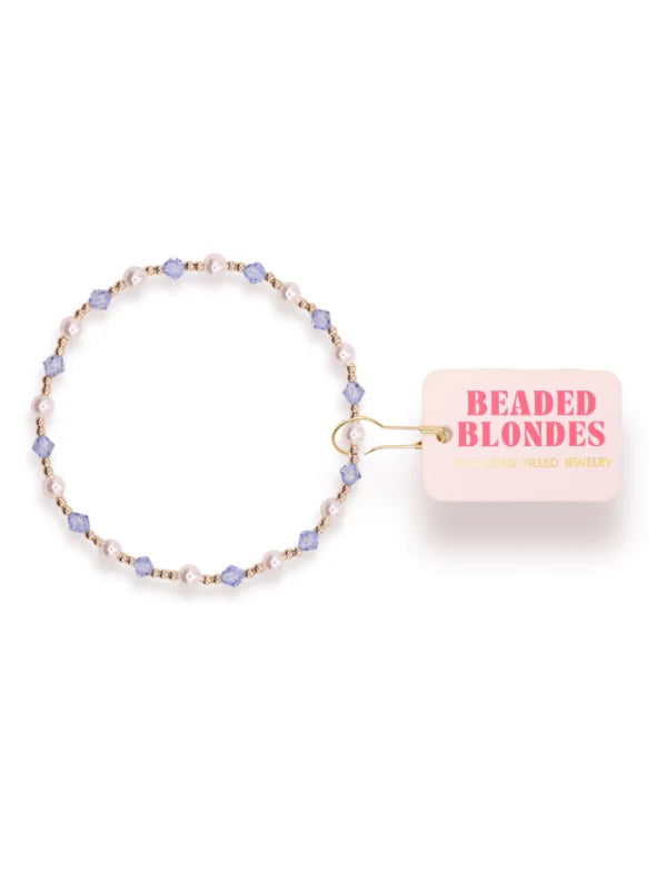 June Bracelet - Blue Pearl