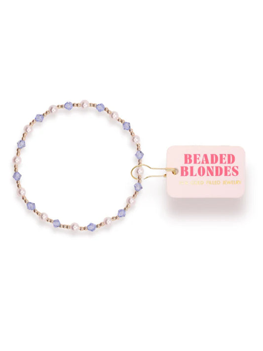 June Bracelet - Blue Pearl