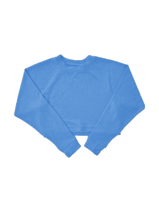 Cuddle Soft Crew Neck High/Low Side Slit
