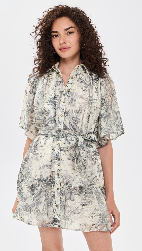 Holley Toile Mini Dress