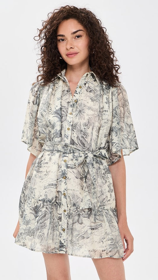 Holley Toile Mini Dress