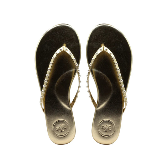 Indie Sandal - Gold Pearl