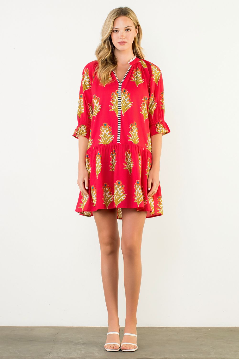 Floral V-Neck Dress