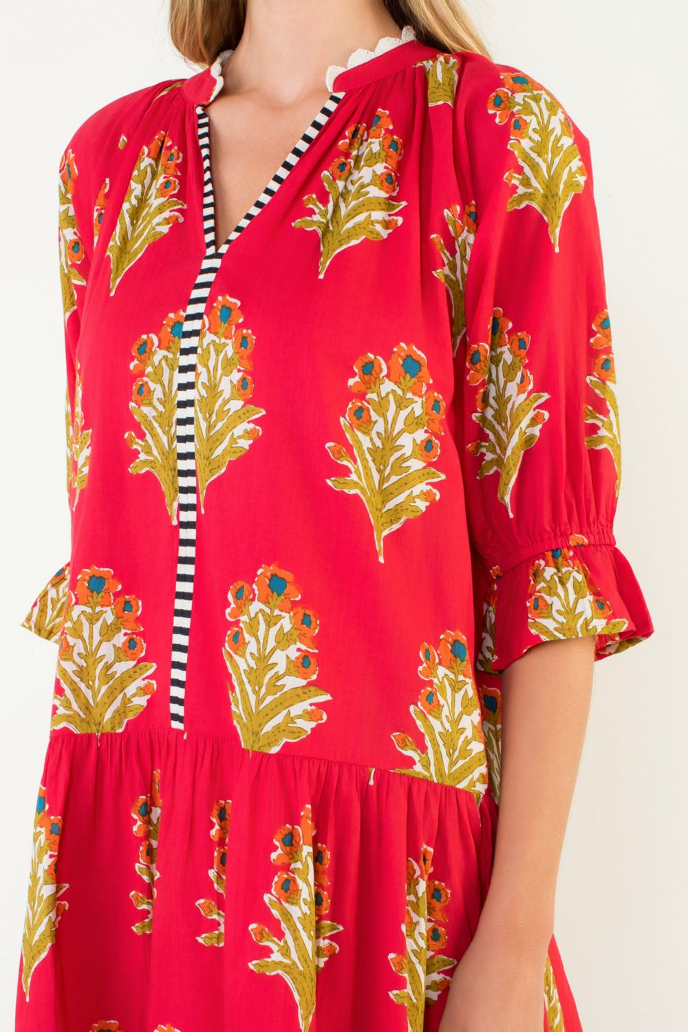 Floral V-Neck Dress