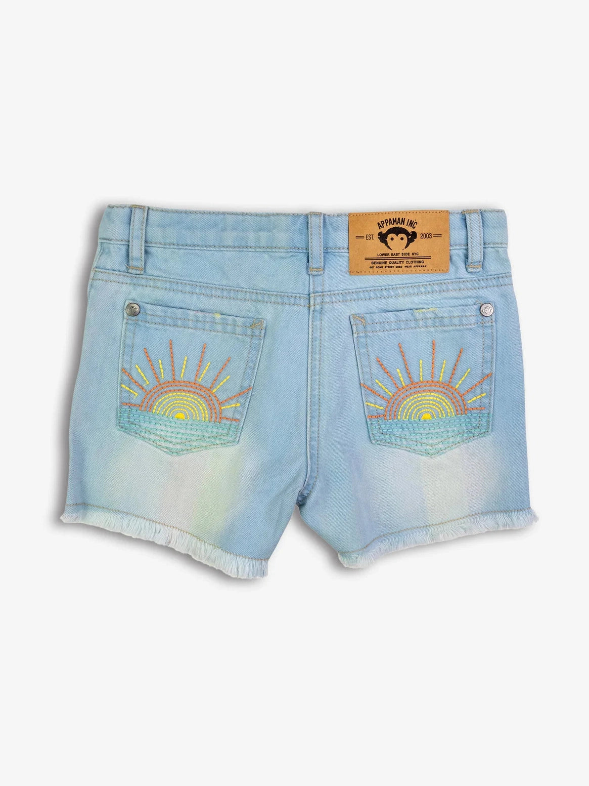 Rhodes Embroidery Sun Shorts