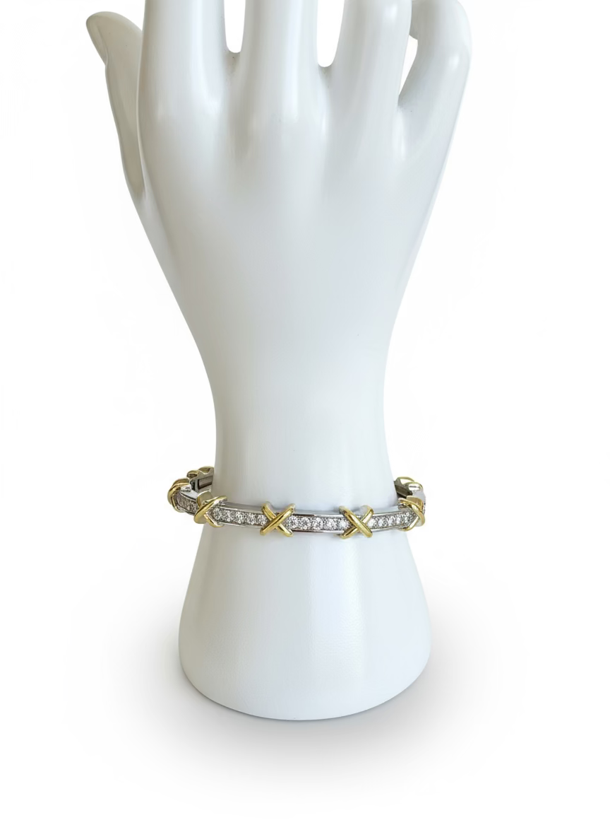CZ X Bracelet