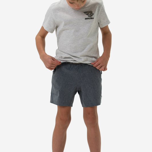 Youth Athletic Short - Grizzly Grey / Deer Camo Liner