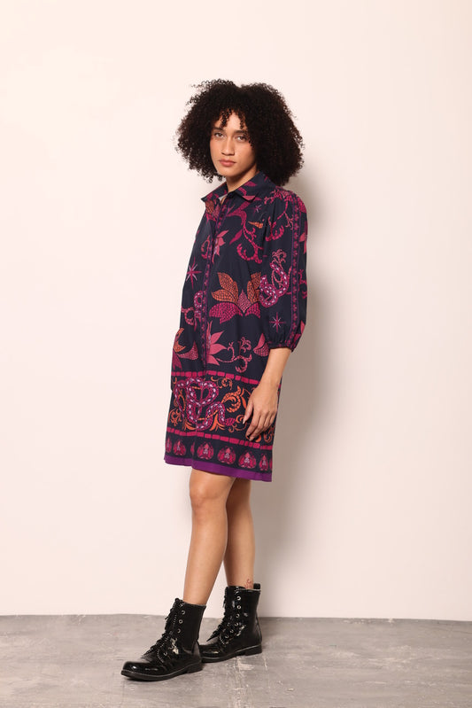 Ava Midnight Mosaic Dress