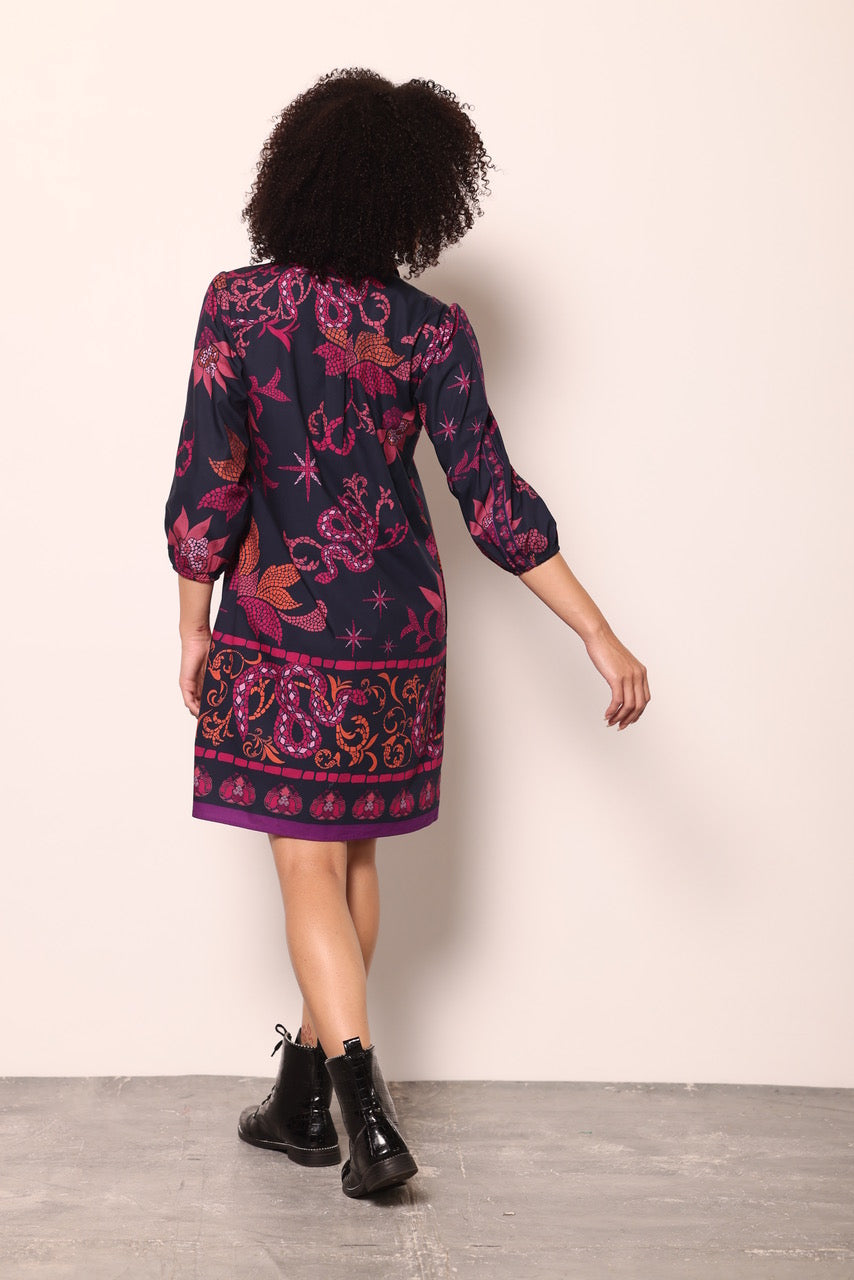 Ava Midnight Mosaic Dress