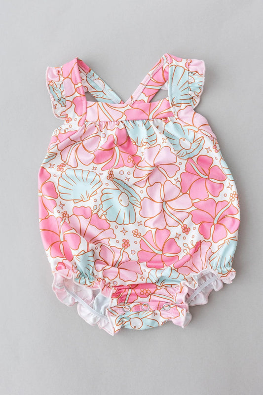 Beach Days Ruffle Romper