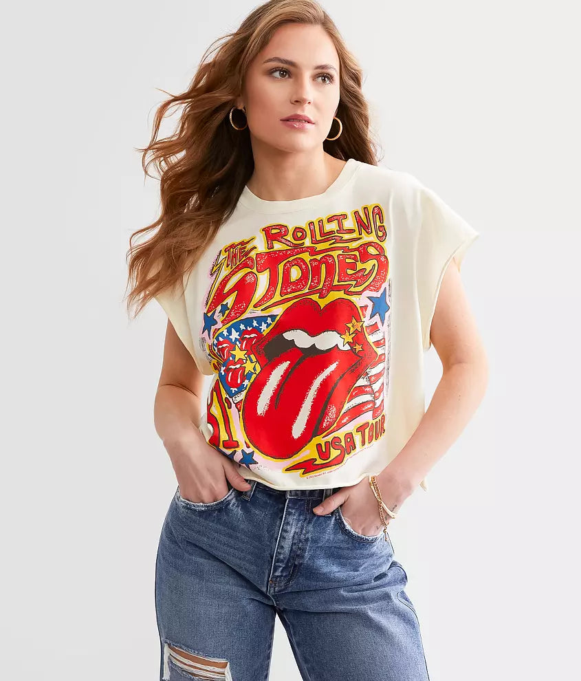 The Rolling Stones '81 Cropped Tee
