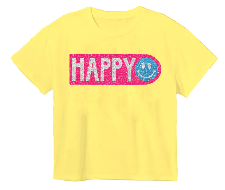 Happy Glitter Tee