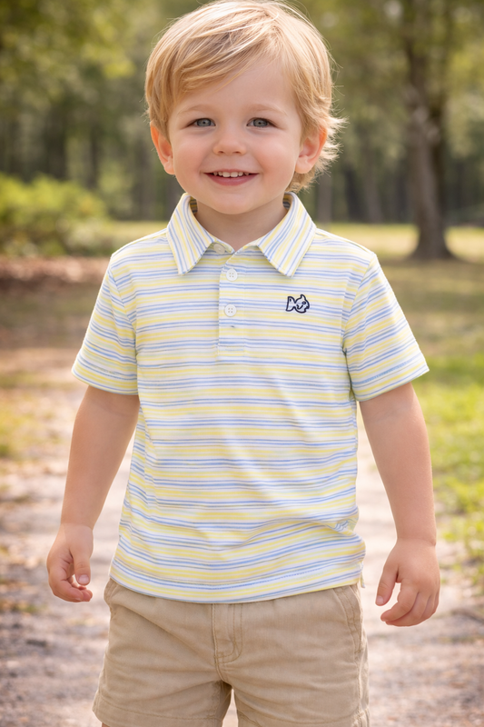 Boys Short Sleeve Pro Performance Polo - YPWST