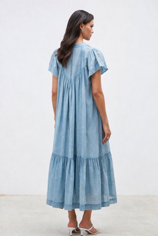 Woven Dress Corolle - Bleu Ciel