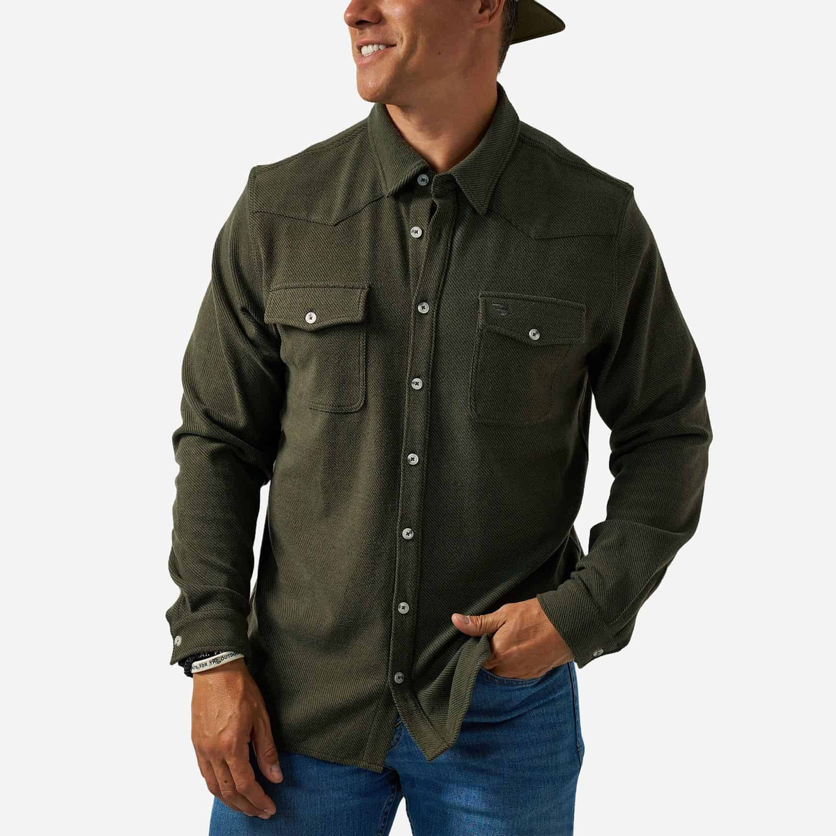 Austin Shirt - Olive Green