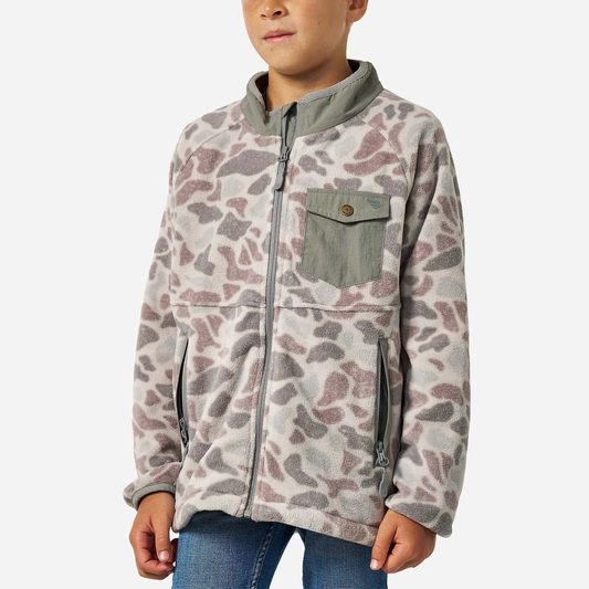 Classic Deer Camo Micro Fleece - Youth