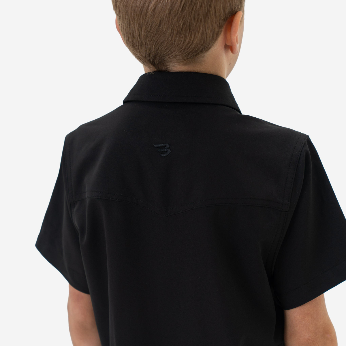 Youth Performance Western Shirt - Black