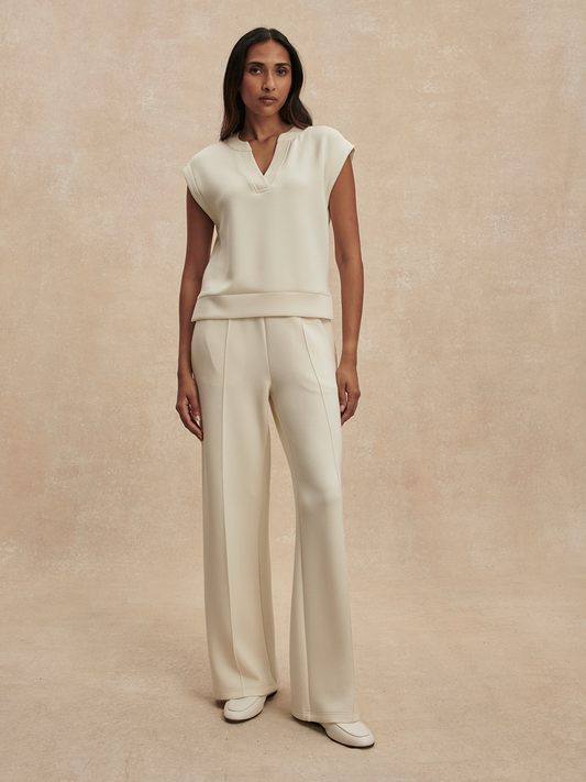 The Wide Leg Pant 30in - Pristine