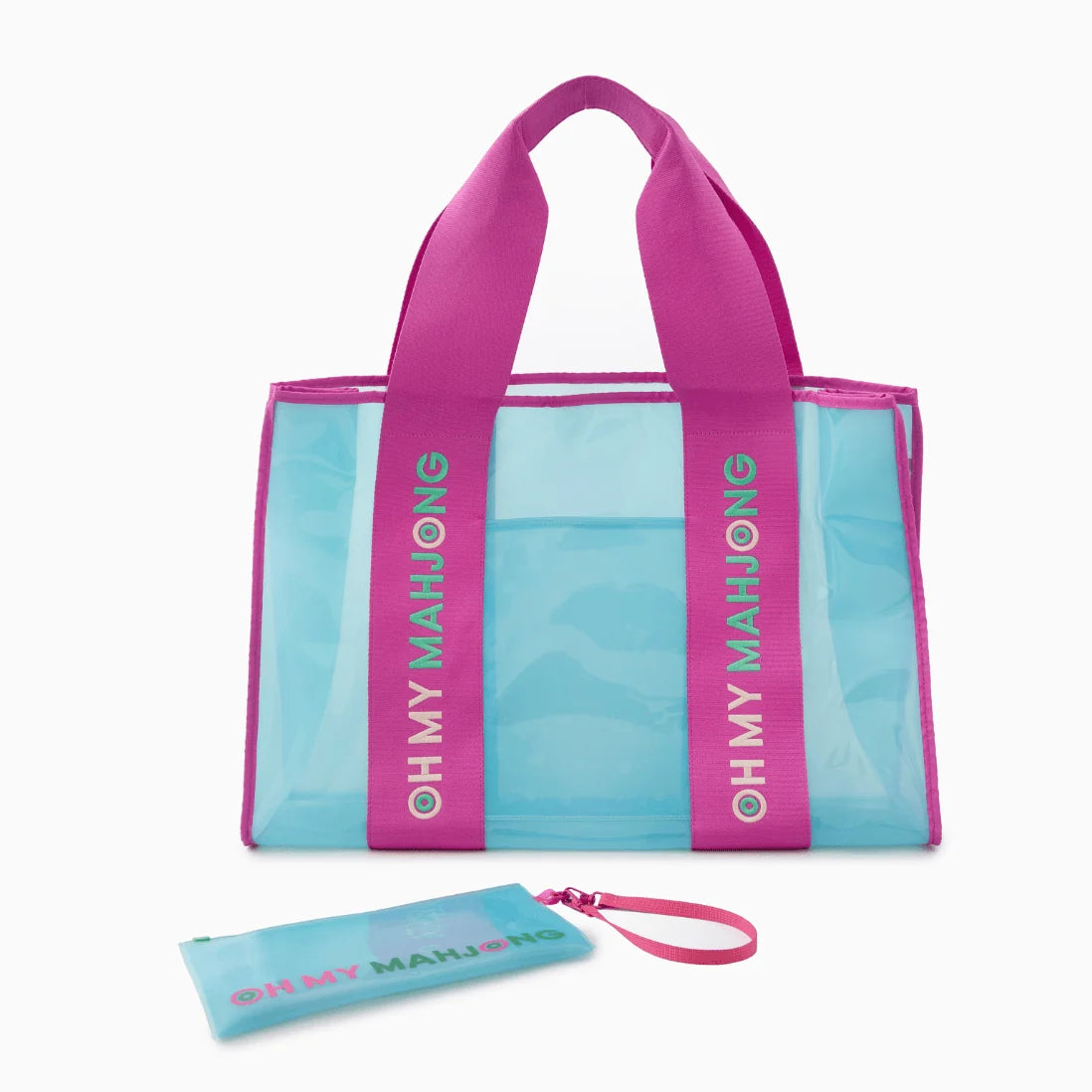 Blue Beach Mahjong Bag