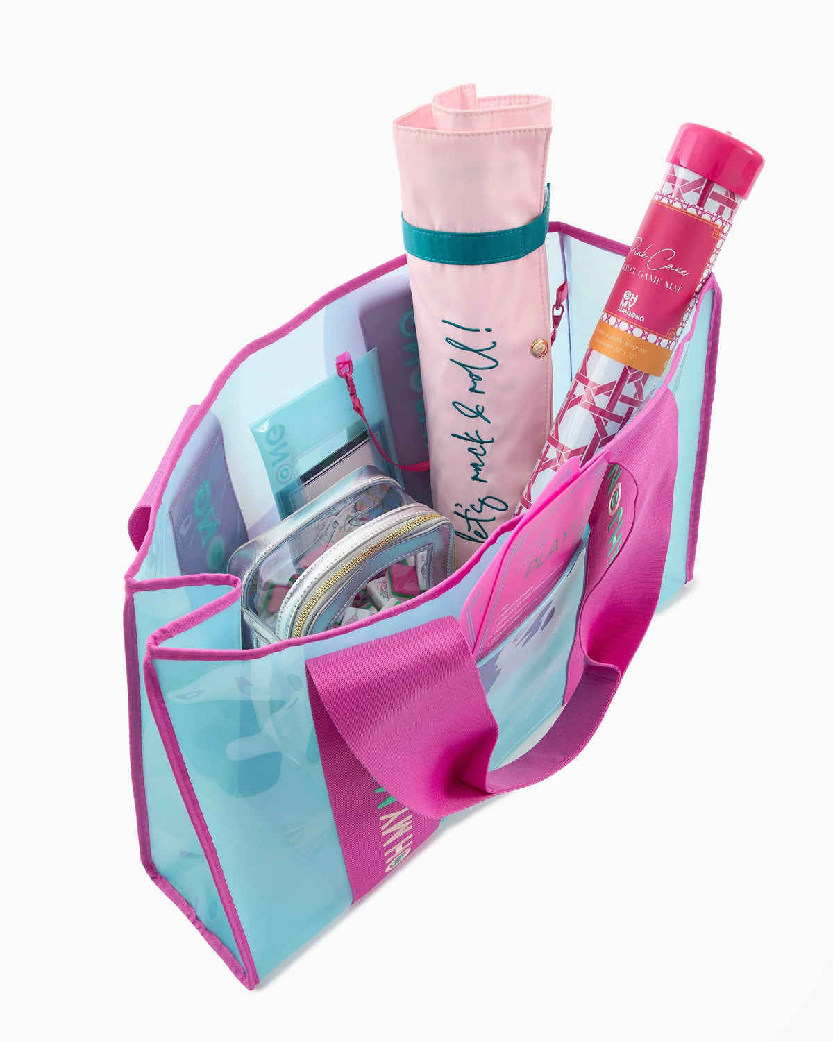 Blue Beach Mahjong Bag