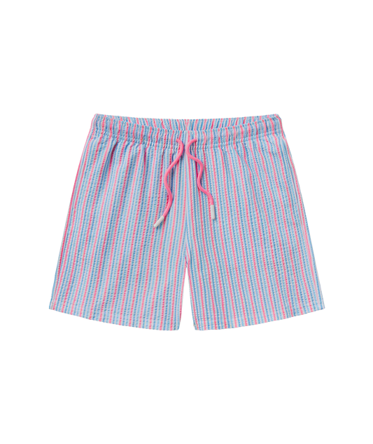 Boys Clubhouse Seersucker Swim Shorts