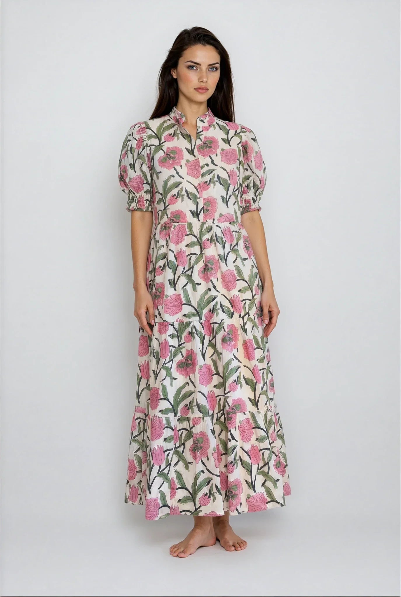 Charleston Midi dress - Pink