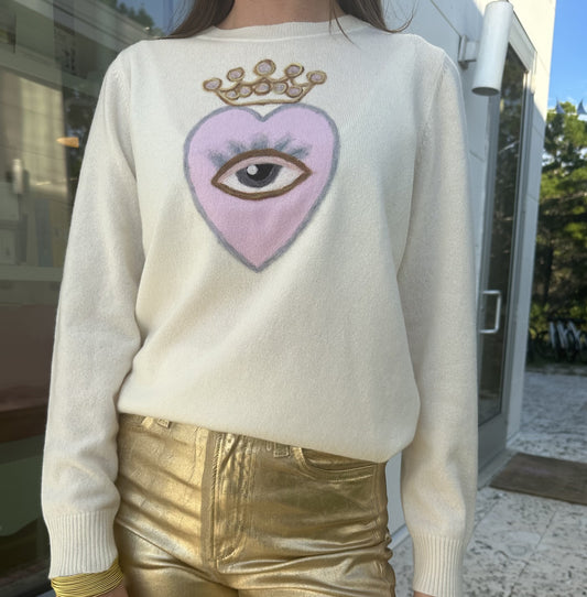 Evil Eye Cashmere Sweater