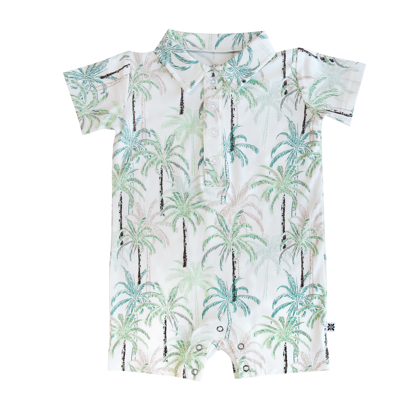 Polo Romper - Miami Vice