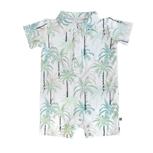Polo Romper - Miami Vice