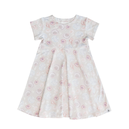 Cap Sleeve Swirly Girl - Sandy Beach