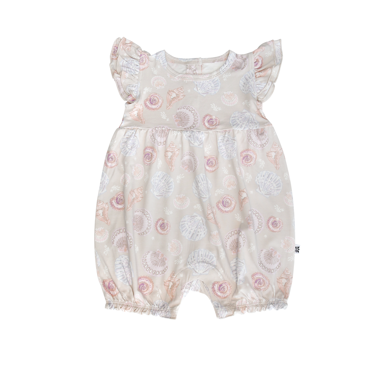 Ruffle Romper - Sandy Beach