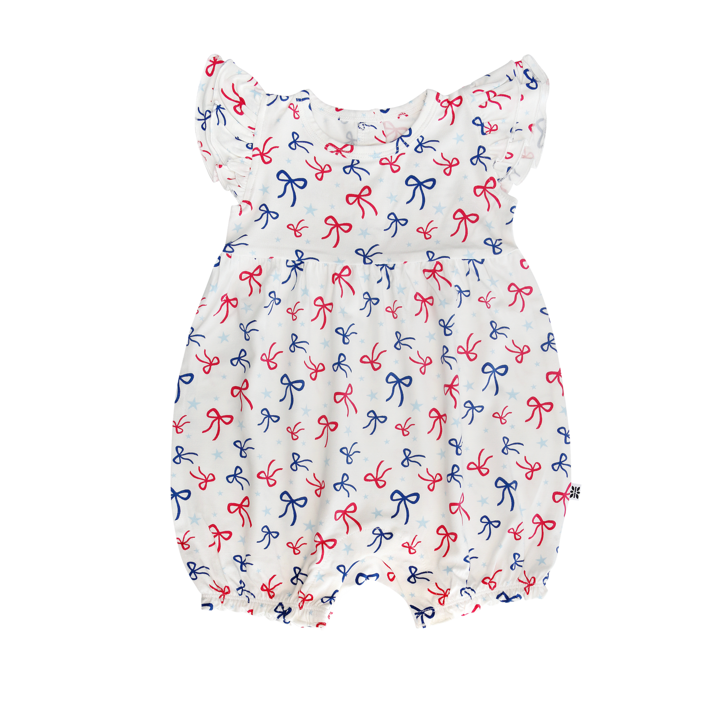 Ruffle Romper - God Bless Bows