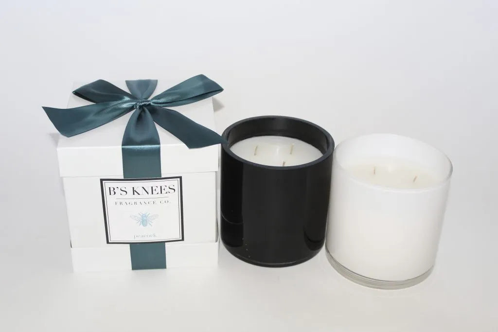 Peacock Candle - 3 wick