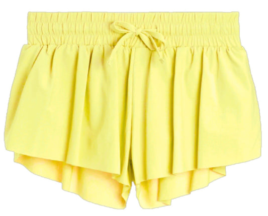 Fly Away Shorts - Canary Yellow